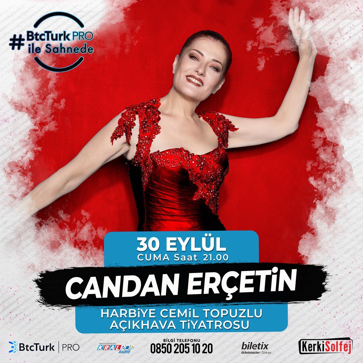 🎤 30 Eylül 2022 | Harbiye Cemil Topuzlu Açıkhava Tiyatrosu Biletler @biletix’te! #candanerçetin #harbiyeacikhava #istanbul