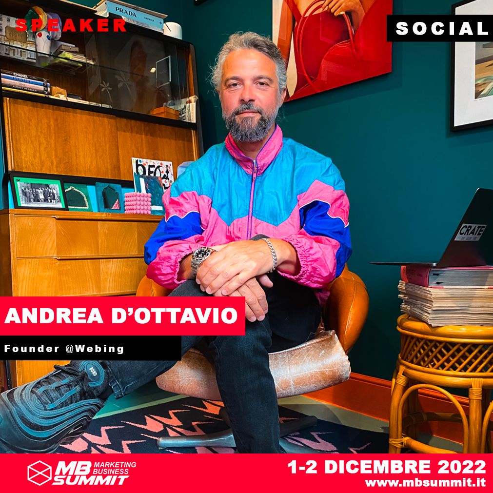 🔴 SPEAKER 2022 🔴
<a href="/VagabondCEO/">Andrea D'Ottavio</a>  è Facebook Ads Expert e Founder di Webing.
#mbsummit