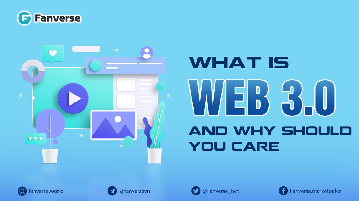 What Is Web 3.0 And Why Should You Care⁉️

#Web3.0 has been associated with the rise of technological advancements like cryptocurrency, NFTs, decentralized autonomous organizations (DAOs) and even the metaverse, ushering in a new internet paradigm
#Fandom #Web3