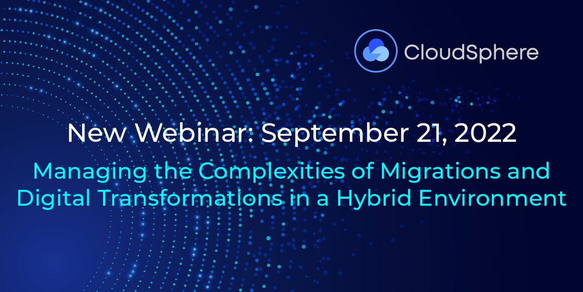 KeithNeilson_'s tweet photo. Looking to explore #CyberAssetManagement and the future of #IT? Please join me and @CloudSphereAI on September 21st at 12pm ET to learn #CloudMigration best practices, and how to enable #DigitalTransformation in a hybrid environment: https://t.co/vKZXseU0LQ https://t.co/aM2gt1hWgH