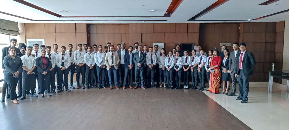 medhaviskills's tweet photo. Few glimpses from the 1st Orientation of batch 2022-23 with IHG Hotels &amp; Resorts. 
MSU has made History in India with its 1st https://t.co/L951hr487y Hospitality and Hotel Management program, where the 5-Star hotels like Crowne Plaza Noida is the Campus of students for 3 years. https://t.co/Pb8UIfDS2O