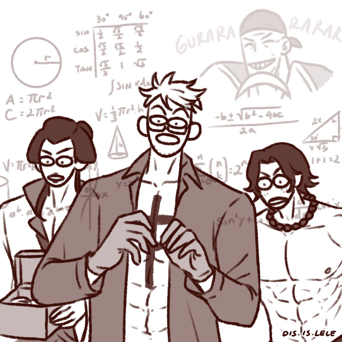 DisIsLeLe's tweet photo. Luffy Health Check Up, What Could Go Wrong?

#ONEPIECE https://t.co/PzSPu6immR