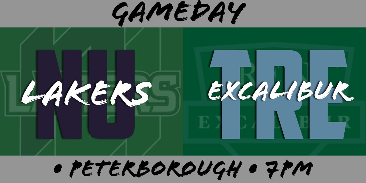 Finally! We can say these sweet words again...

It's Gameday! The #Lakers 🥍 team begins their season tonight on the road against the Trent Excalibur. #GoLakers #LakersPRIDE #NortherNUprising