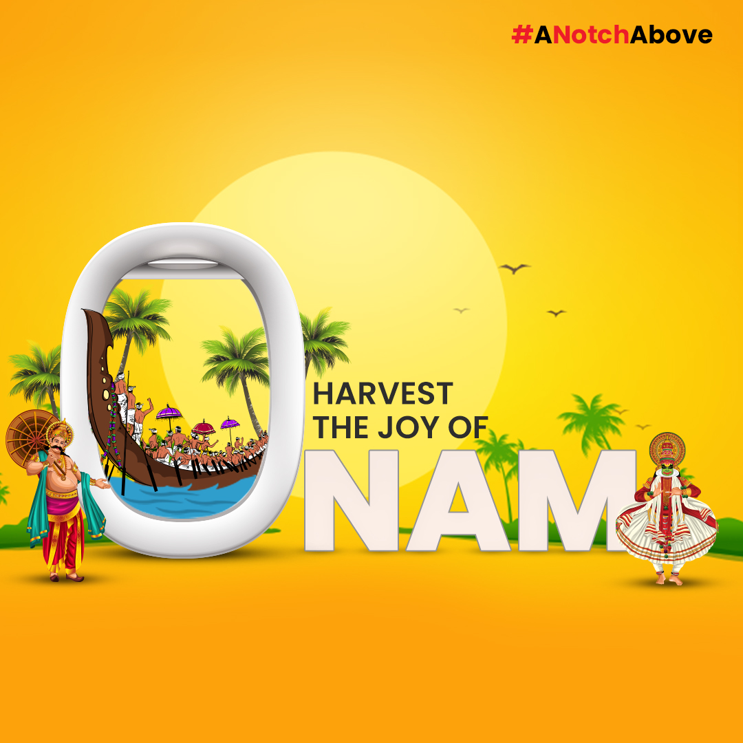 SpiceClubSG's tweet photo. May this harvest season take off with abundance, prosperity, and joy.
Happy Onam!
#ANotchAbove #SpiceClub #FlySpiceJet #SpiceJet #FrequentFlyerProgram #JoinSpiceClub #LoyaltyProgram #Aviation #HappyOnam #Onam #onamcelebration #OnamSpecial https://t.co/pkipW0ROL3