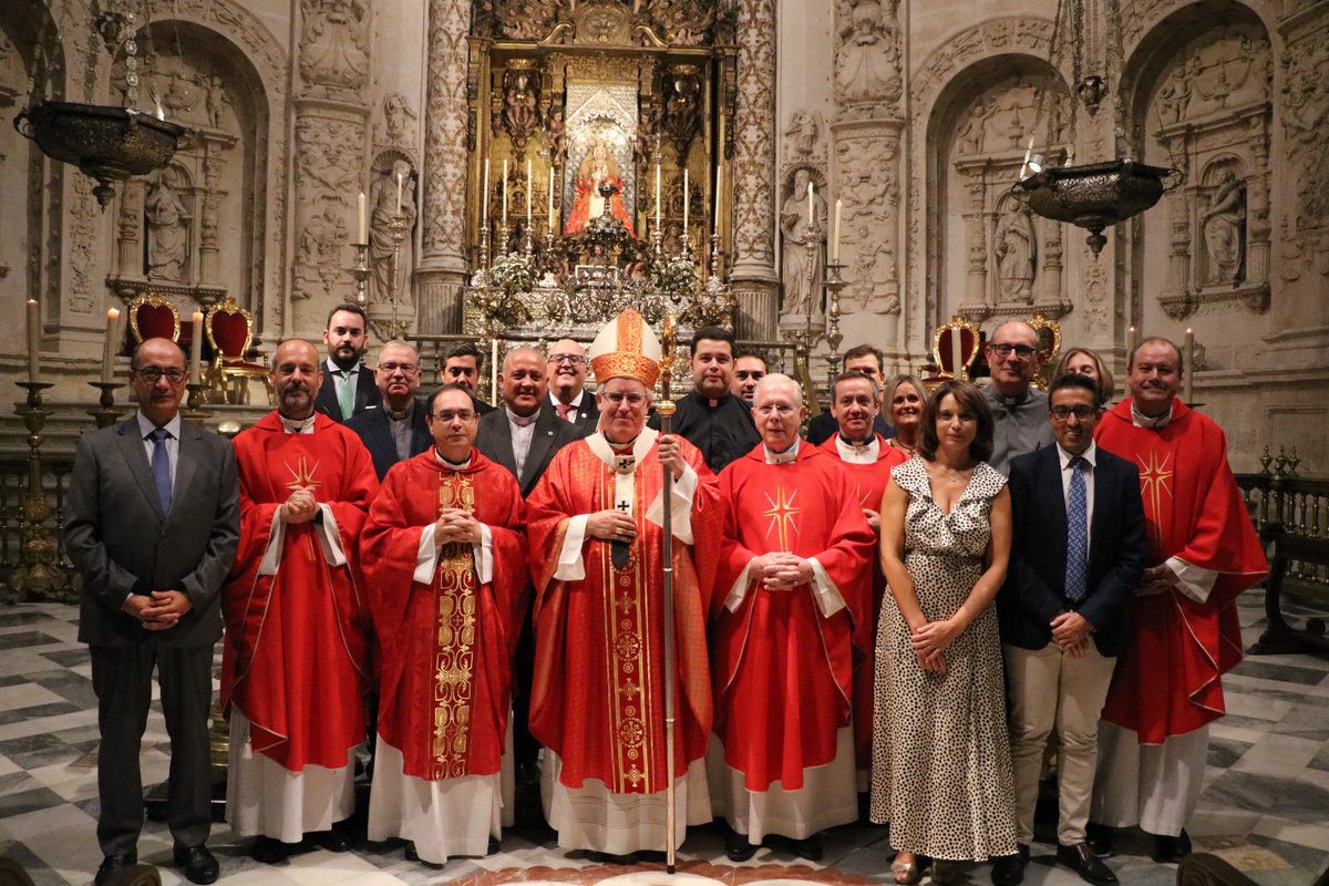 ArzobispoSaiz's tweet photo. Santa Misa de Inicio de Curso de la Fundación Diocesana de Enseñanza Victoria Díez. Poner los dones y carismas al servicio de la educación, que es una verdadera obra de arte. La Virgen de los Reyes nos ayuda y acompaña. Ánimo artistas! Duc in altum! https://t.co/YOJCkyYqbG