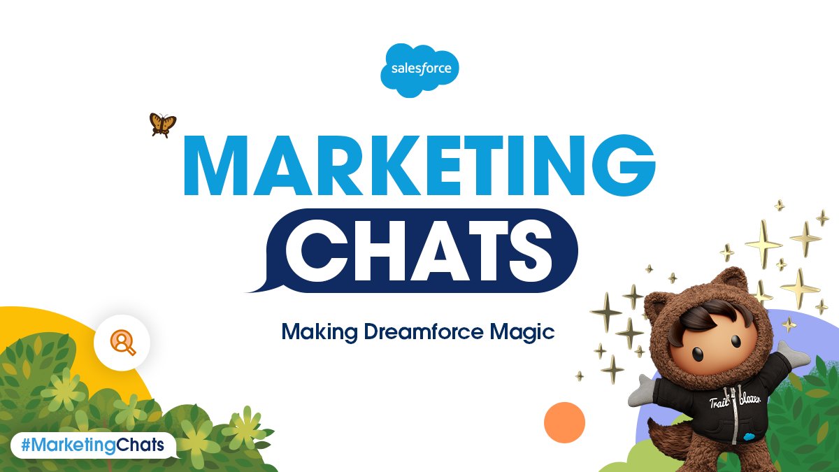 Are you ready? 
We're tapping into some Dreamforce magic before it begins. ✨

Here are the rules:
1️⃣ Use the hashtag #MarketingChats
2️⃣ Answer questions with the corresponding number like A1, A2, A3, A4, and so on...
3️⃣ Have fun! 

See you here in 3️⃣ hours. 📣 #DF22