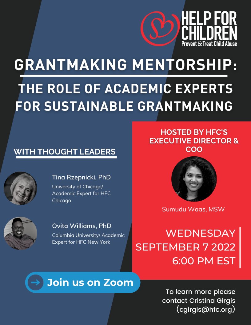 It's tonight! Join us for a free webinar hosted by our Executive Director &amp; COO, @sumuduwaas tonight at 6:00 PM EST.  Register: hfc.org/event?ID=75844