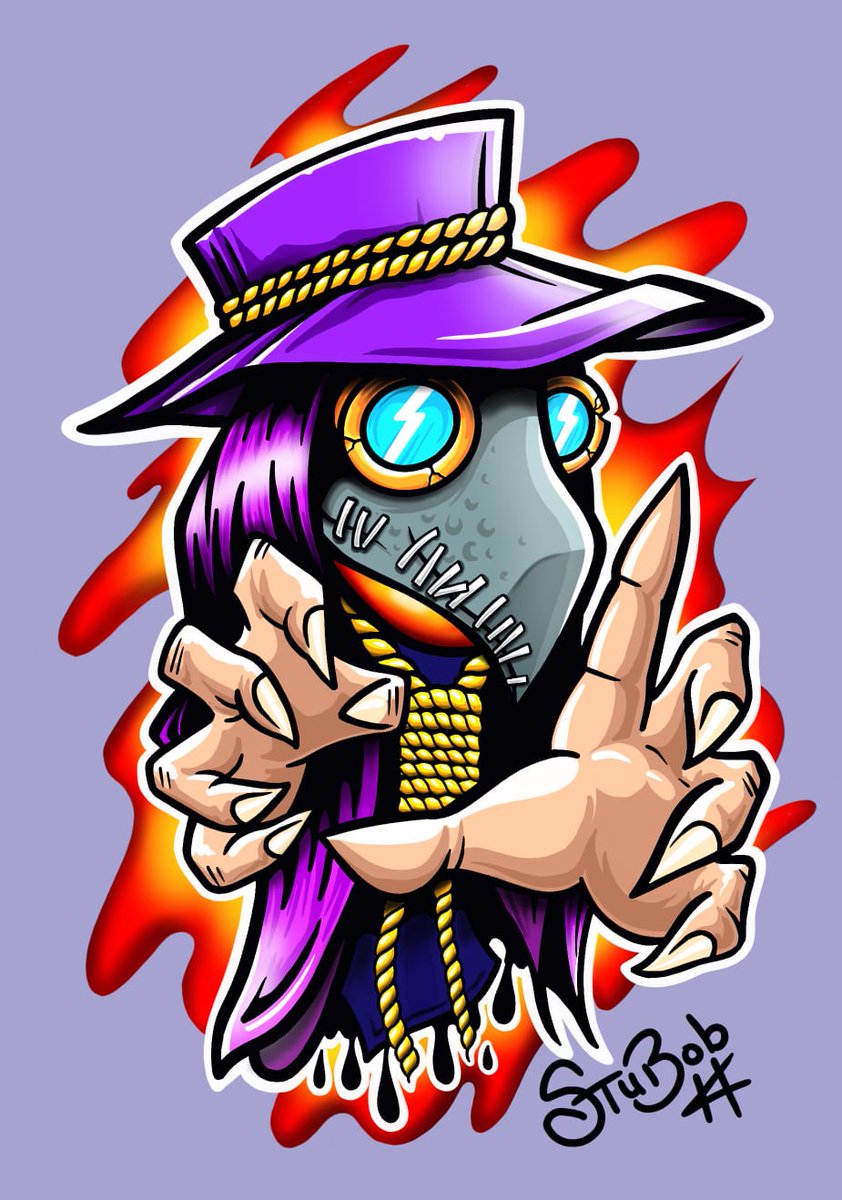 Plague doctor cartoon I did! Available as a print ⏬⏬⏬
stubob14art.com/products/plaqu…
#blackdeath #plague #plaguedoctor #cartoon #art #history  #stubob14art #prints #wallart #plaguedoctormask #cosplay #plaguedoctortattoo #illustration #artistoninstagram  #digitalart  #fantasty #mask
