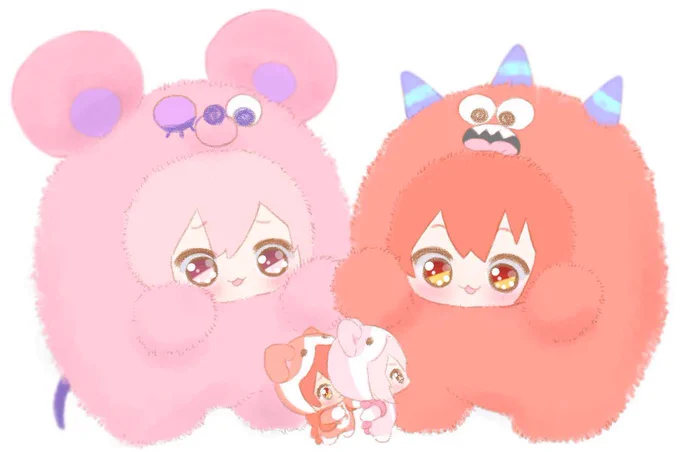 #天陸の日#9月7日は天陸の日ドンちゃんもモンちゃんもぬいは正義…( ˘ω˘ ) 