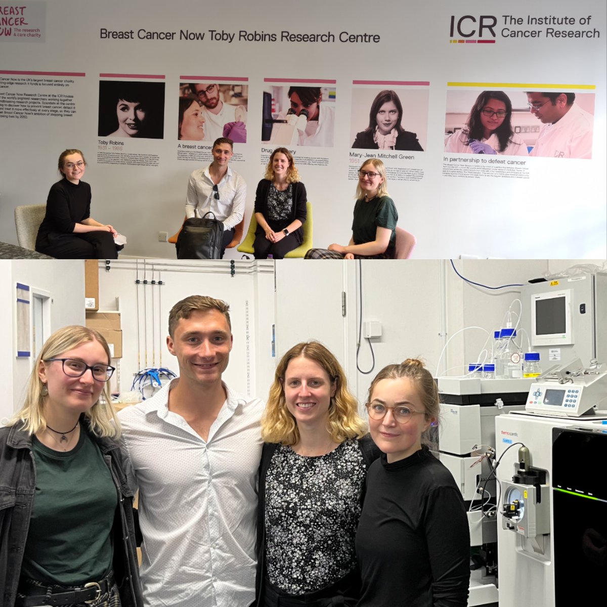 RenardLab's tweet photo. The DACS Master's project group @HPI_DE recently presented their proteomics analysis tool PROTzilla to colleagues at @Proteomics_ICR in London and @pride_ebi in Cambridge. They also enjoyed some culture and a tour past the old colleges in the UK! https://t.co/D0r0SO37es