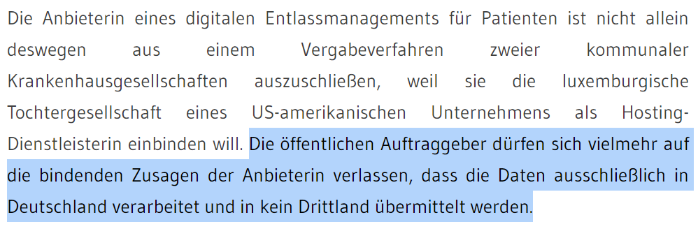 kleibold23's tweet photo. 🔥#Boom🔥

Das @OLGKarlsruhe hat mit Urt. v. 7.9.2022 auf die Entscheidung der VK Baden-Württemberg entschieden:

Entscheidung der VK wird aufgehoben! Man kann davon ausgehen, dass ein Bieter seine vertraglichen Zusagen erfüllen wird!

Zur PM hier lang:

https://t.co/yAezNoadSw https://t.co/RbXlfmGK6O
