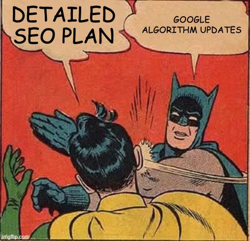 gonewnorth's tweet image. It&apos;s a constant reality.

#googlealgorithms #updates #seo #constantlychanging #batman