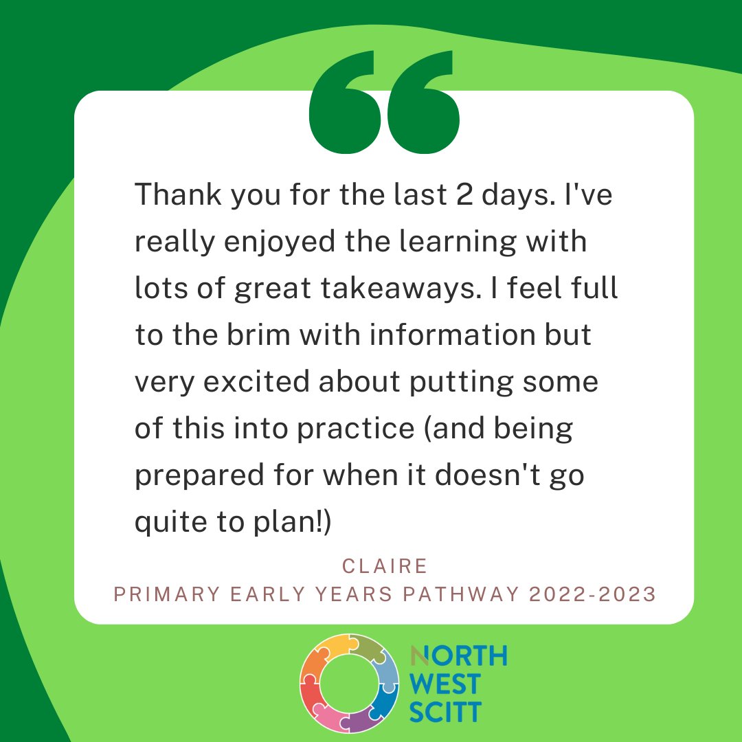 NorthWestSCITT's tweet photo. We just love receiving comments like this from our trainees! They have now completed their two induction days in our training centre and are spending the rest of the week in their new placement school.
#traintoteach
#getintotraining
#teachertraining
#pgce
#primary
#NewSchool https://t.co/YdNH5R2tSm