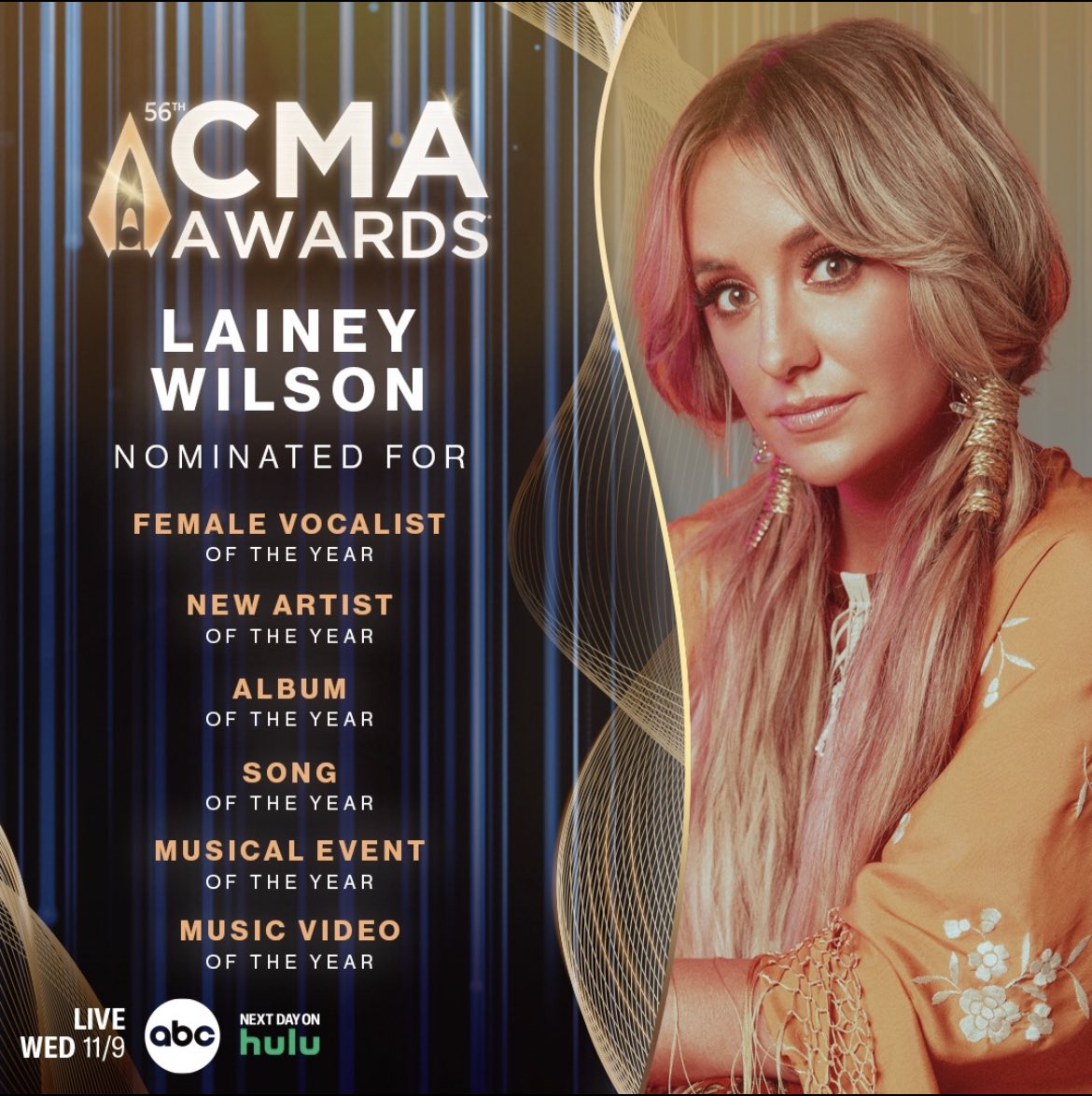 6 NOMINATIONS!?!? I’m speechless. While I try to find the words just know that I’m blown away and so so honored and proud to be nominated. Thank you to the entire country music community! <a href="/CountryMusic/">CMA Country Music</a> #CMAawards