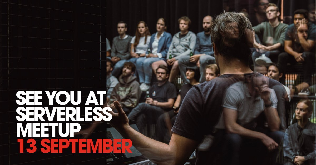 November Five (@novemberfiveco) on Twitter photo See you at the upcoming serverless meetup hosted by @GorillaUtility?
📆 Tu 13 Sep, 7PM
📍 The Market, Antwerp
🗣 <a href="/rchrdbyd/">Richard Boyd</a> <a href="/donkersgood/">Luc van Donkersgoed</a> <a href="/matteodewint/">Matteo De Wint</a>
✍️ Registration required: N5.co/serverlessmeet…
#aws #serverless #meetup #antwerp #themarket See you at the upcoming serverless meetup hosted by @GorillaUtility?
📆 Tu 13 Sep, 7PM
📍 The Market, Antwerp
🗣 <a href="/rchrdbyd/">Richard Boyd</a> <a href="/donkersgood/">Luc van Donkersgoed</a> <a href="/matteodewint/">Matteo De Wint</a>
✍️ Registration required: N5.co/serverlessmeet…
#aws #serverless #meetup #antwerp #themarket