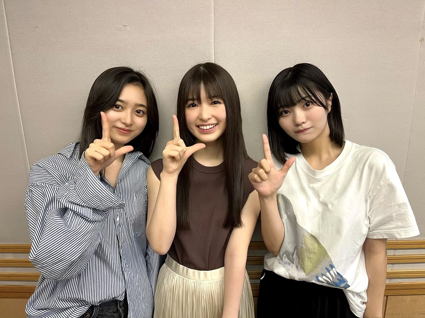 井上和 小川彩 中西アルノ 直筆サイン入り生写真 乃木坂46