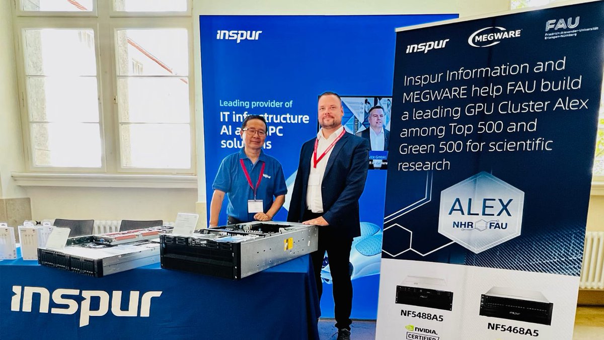 MegwareComputer's tweet image. MEGWARE is sponsoring @IEEECluster, which is taking place this year, September 6-9, at the @UniHeidelberg. The event is about technological developments in the field of #clustercomputing and we are looking forward to interesting workshops & sessions.
#teamMEGWARE @InspurServer