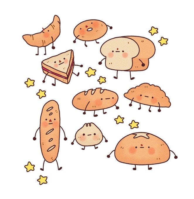 「bread」のTwitter画像/イラスト(古い順))