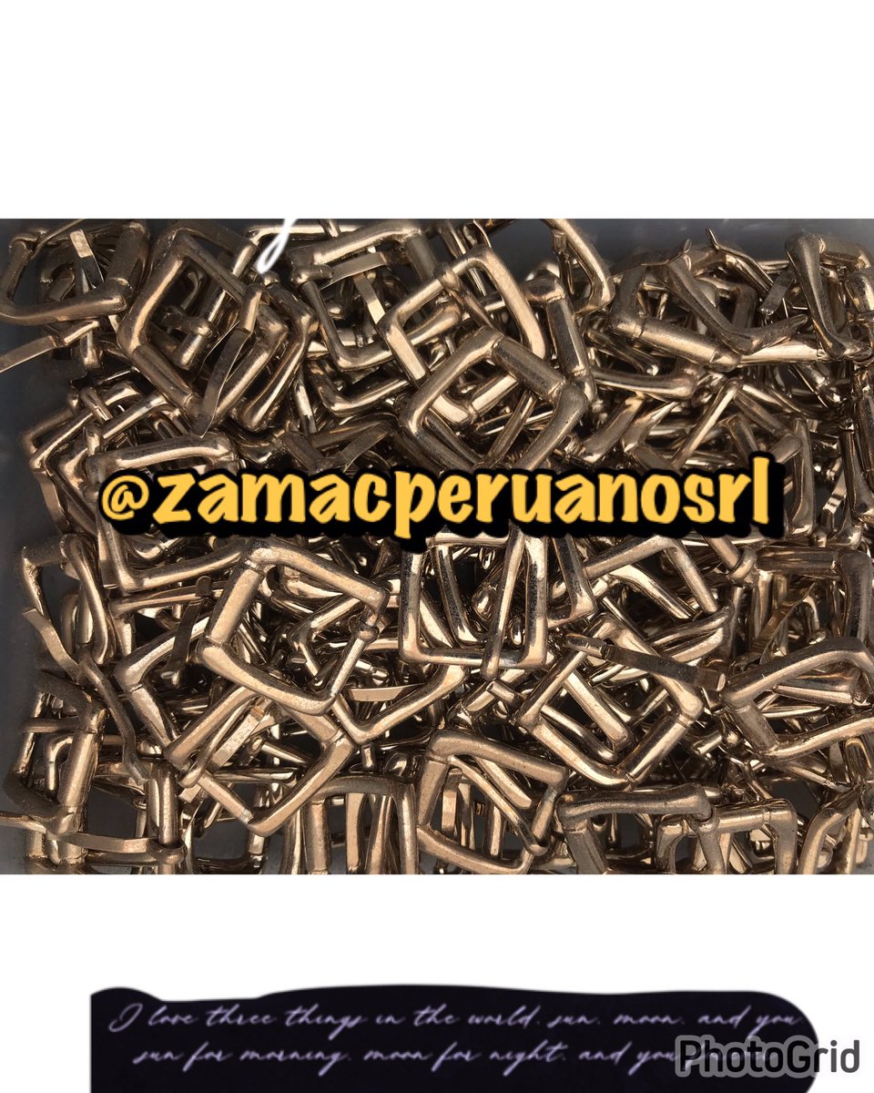 SrlZamac's tweet photo. Accesorios metálicos personalizados para la industria de la confección, calzado y cuero y productos publicitarios #hebillas #llaveros #placas #botones #buttons #buckles #fibbie #fivelas #keyrings #keychains #zamak #zamac #madeinperu #hechoenperu #herrajes #ornaments #aviamentos https://t.co/8XhG1wsCOA