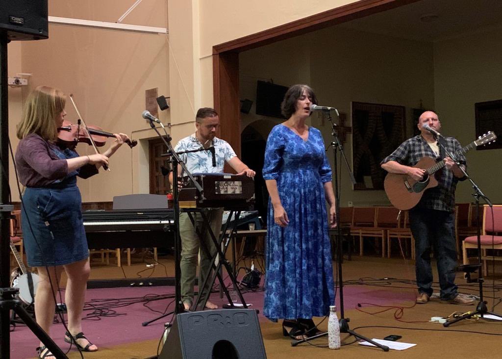 Road Not Taken (@roadnottakenuk) on Twitter photo Fantastic gig at <a href="/StAndrews_PW/">St Andrew's Church Paddock Wood</a> in Kent on Monday evening. Huge thanks to everyone who helped make it happen at such short notice, and to so many people for coming out to wish us farewell.
Weāre off to Llantrisant Folk Club in South Wales this evening. Tickets on the door. Fantastic gig at <a href="/StAndrews_PW/">St Andrew's Church Paddock Wood</a> in Kent on Monday evening. Huge thanks to everyone who helped make it happen at such short notice, and to so many people for coming out to wish us farewell.
Weāre off to Llantrisant Folk Club in South Wales this evening. Tickets on the door.