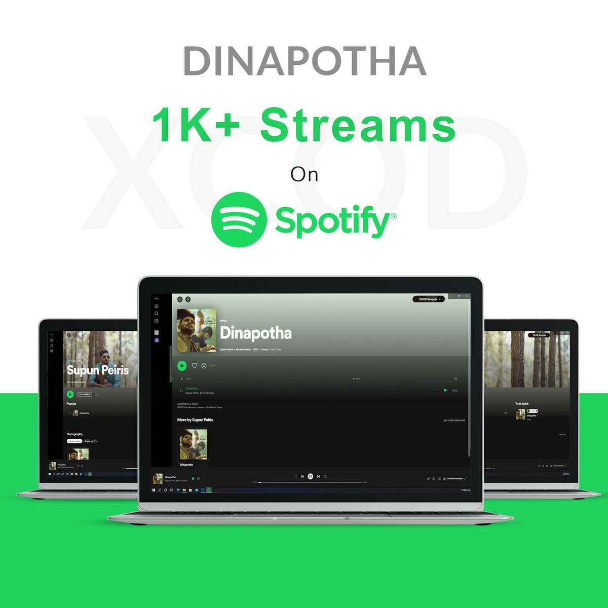 xcodrecords's tweet photo. Congratulations Supun Peiris
1K+ streams on Spotify 🔥

Listen now
https://t.co/AESGz6n1xW

#newrelease #łka #srilanka #sinhalarap
#newmusicfriday #treanding #outnow #NewMusic #xcodmusicgroup #xcodrecords #xcmg #dinapotha #supunpeiris #kevinsmokio #smokio #thediary #Trending https://t.co/hPj5ZlU7bW