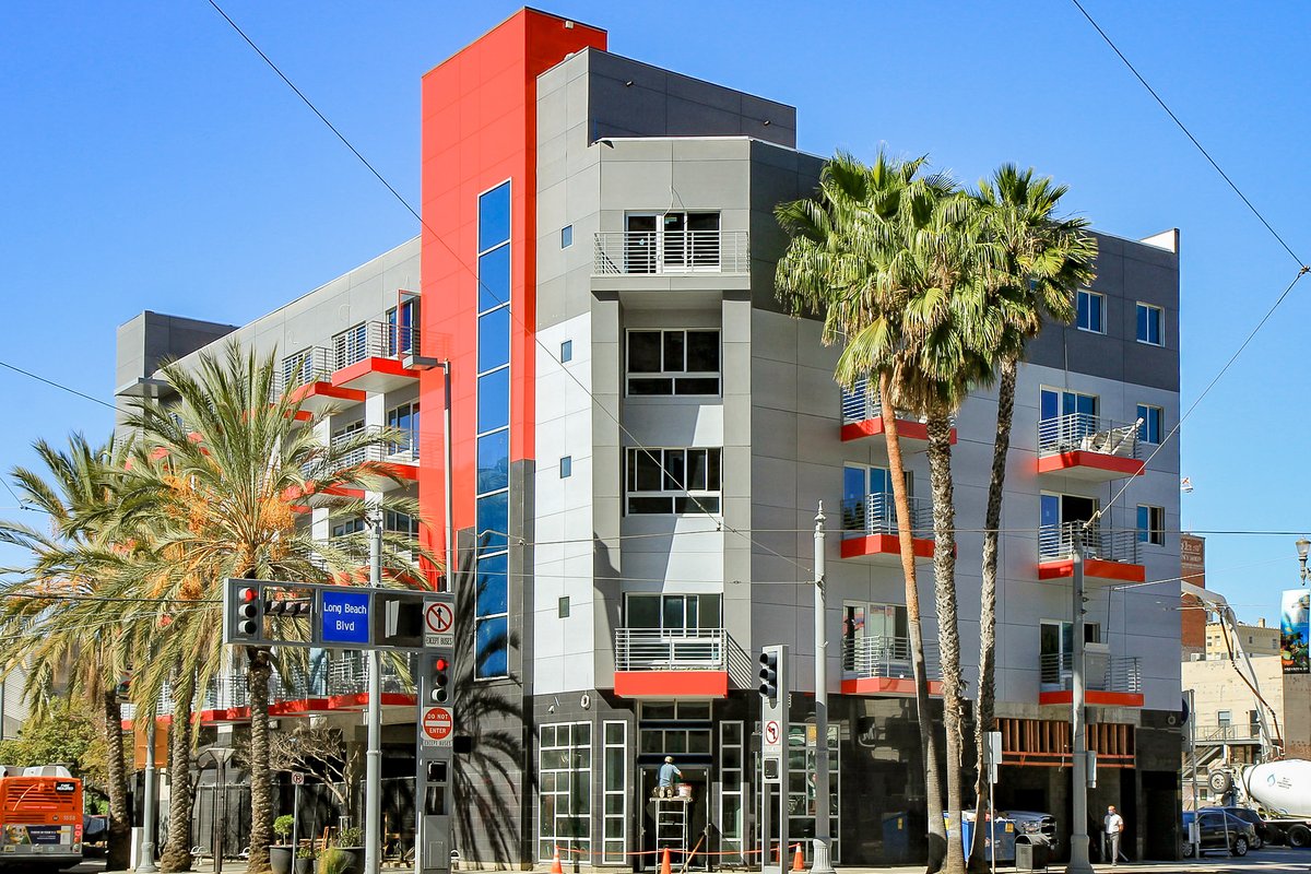 #Cembrit #Patina high density #fibercement was used to clad this hotel in Long Beach CA. W/ its characteristic strength, durability, and low maintenance, Patina is an excellent choice for hotels. Visit our site for addtl info &amp; to order free samples. 

fibercementproducts.com