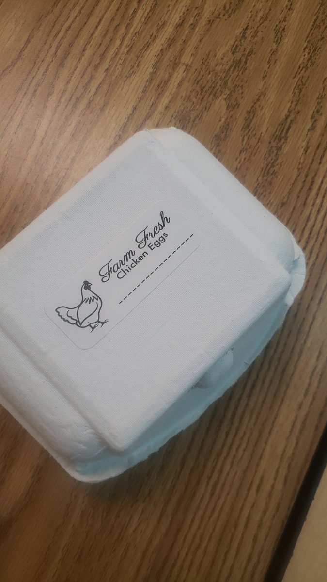 OrtizKinder's tweet photo. My day was made when I saw this sweet girl walk into class with fresh eggs for me from her OWN chickens!!! 🥚 Thank you Regan, cannot wait to use them for a yummy breakfast! ❤ @KentCardinals @CFBISD https://t.co/RvuIkR08of