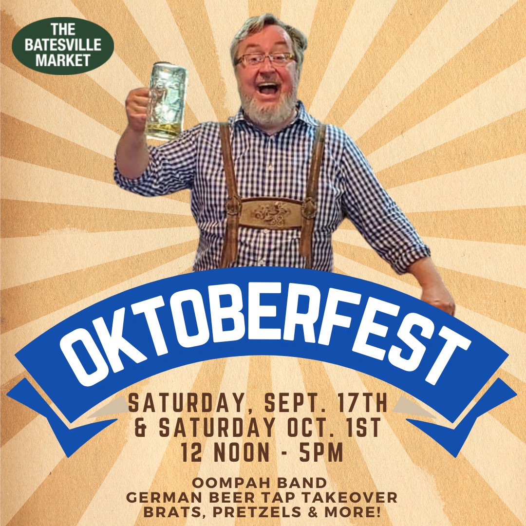 Oktoberfest is just around the corner... Our good phriends @PortCityBrew are taking over the taps at the Batesville Market on Sat, Oct 1st! Go head-to-head with Sam (PCBC Rep) in the Stein Holding Contest... kick his ass/win some swag 🍻
#Oktoberfest #Masskrugstemmen #vacraftbeer