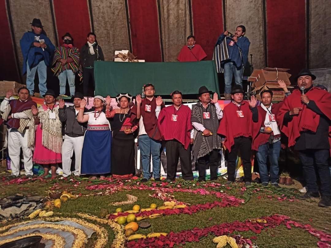 #ECUARUNARI,filial <a href="/CONAIE_Ecuador/">CONAIE</a>, el Nuevo Consejo de Gobierno liderado por Alberto Ainaguano (Kichwa Chibuleo-Tungurahua). Se realizará la posesión simbólica el viernes 16 de septiembre de 2022, a partir de las 9:30 am en la <a href="/CasadelaCultura/">Casa de la Cultura Ecuatoriana</a>, Quito