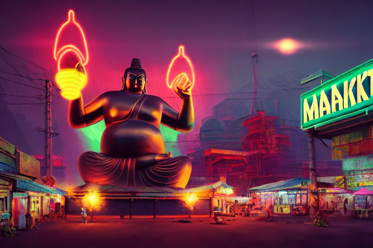 danilo_danese's tweet photo. Bangkok neon market.
generated in #stablediffusion https://t.co/ZLOAgAfFhL