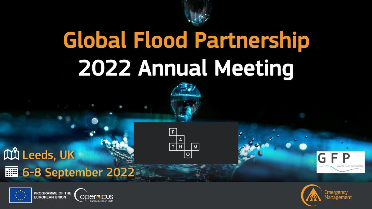 fathom_global's tweet photo. This week, Fathom's @oejwing is attending #GFP2022 hosted by @wateratleeds
He will be sharing insights on "Compound floods: small signal in a lot of noise?" in a workshop exploring compound hazards
Other talks include @laurence_hawker on #FABDEM - A 30m global terrain map https://t.co/1LH3kyVgIR