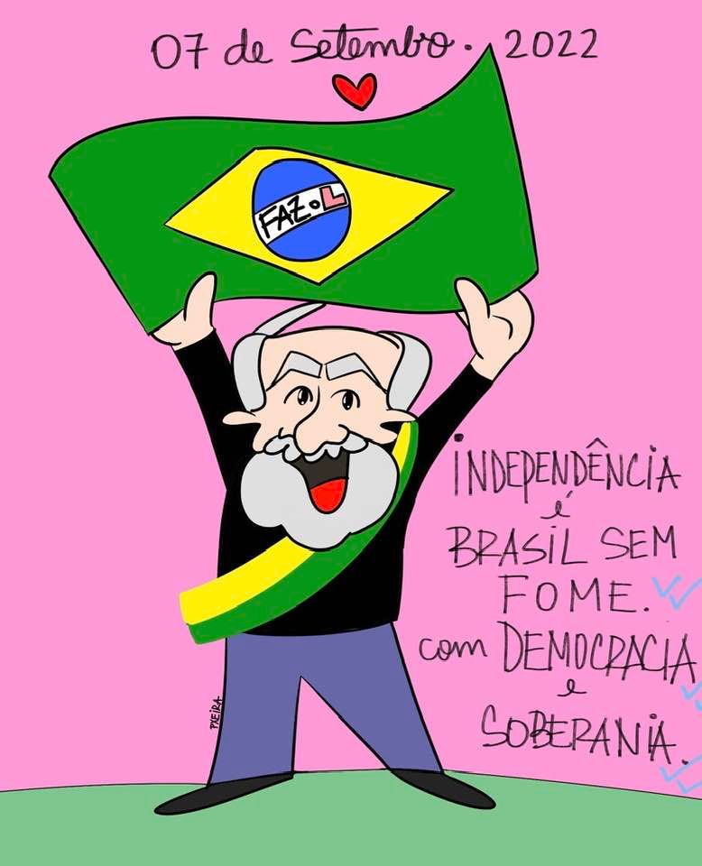 HumorPoliticobr's tweet photo. #13 #7deSetembro #Brasil #Charge #comdemocracia #democraciaesoberania #fazol #independenciadobrail #lula #semfome
https://t.co/sbNBFkGeFW https://t.co/VkdE8wcfNh
