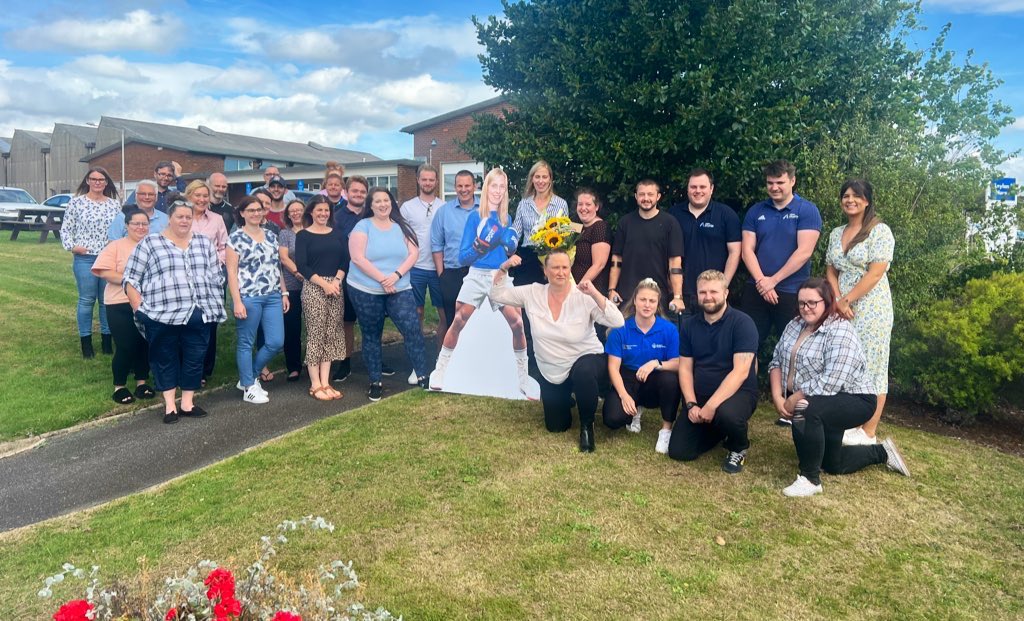 Today we say a big thank you to @SarahWalton01, who leaves her role as Director of Business after 13 years’ service. 

Sarah has had an incredible impact on the organisation and is leaving us to take on a new challenge in her career… We all wish her the very best of luck! 🍀