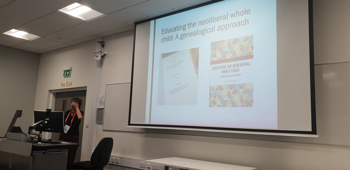 Bronwyn Jones now presenting on the topic of educating the whole child: a Foucauldian analysis #BERA2022