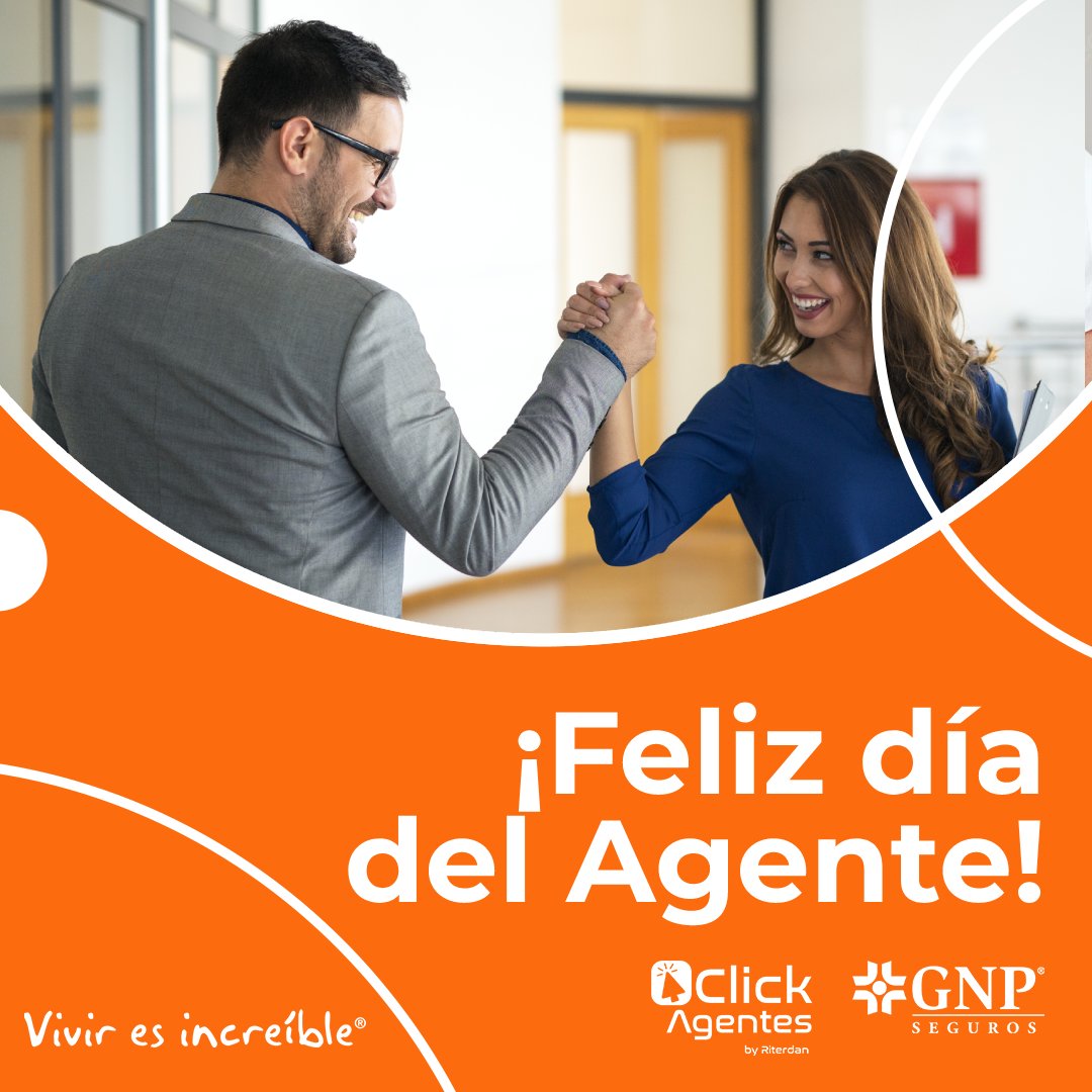 clickagentes's tweet photo. ¡Felicitamos a todos los agentes de seguros por su gran labor para la sociedad! 👏
#DiadelAgentedeSeguros https://t.co/gJUGnHERRy