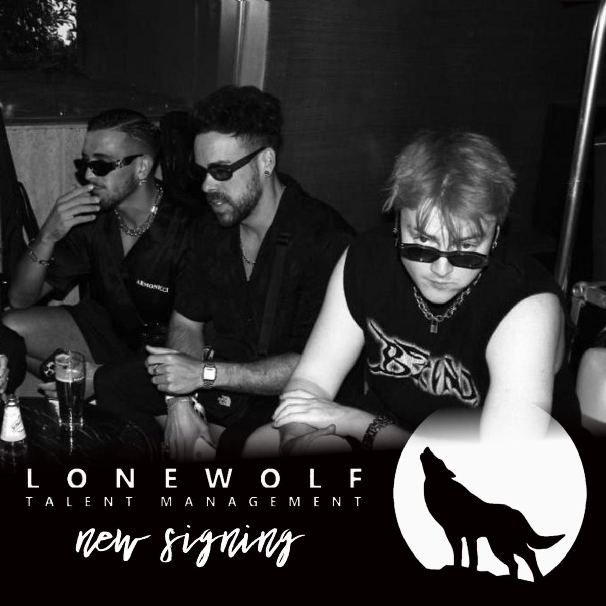 LWTMGMT's tweet photo. Pleased to welcome @_HCK9 to the LONEWOLF roster !  There next single coming very soon!

#newsigning #hck9 #newmusic #rosteraddition https://t.co/KsE6fysnwU
