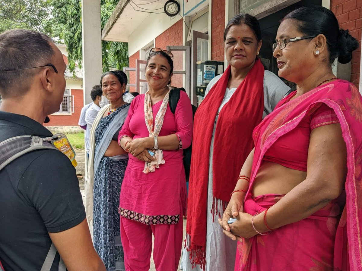 ReBUILDRPC's tweet photo. The third @ReBUILDRPC group visited #Tilaurakot health post. They met with the health facility management committee and discussed the allocation of resources and the improvement of primary health care service delivery for the community. 
#NewsFromNepal #LearningSite https://t.co/tuzSxA4ry3