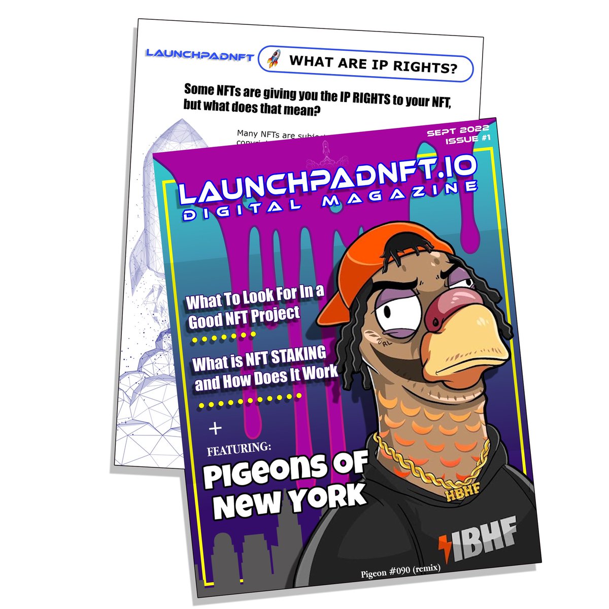 LaunchPad_NFT's tweet photo. ๐จNEW ARTICLE ALERT.๐จ
โ๏ธout the ๐ฅ inside the new #digimag in https://t.co/hM7tBTseFe.
WHAT ARE IP RIGHTS?
+ ๐๐ at the @pigeonsofny_nft vdo. WARNING: It will melt ur screen๐ฅ. #launchpadnft #NFTCommunity #nfts #nft #nftprojects ๐What project should we feature next. Tag โฌ๏ธ https://t.co/e2l8GFP8xU