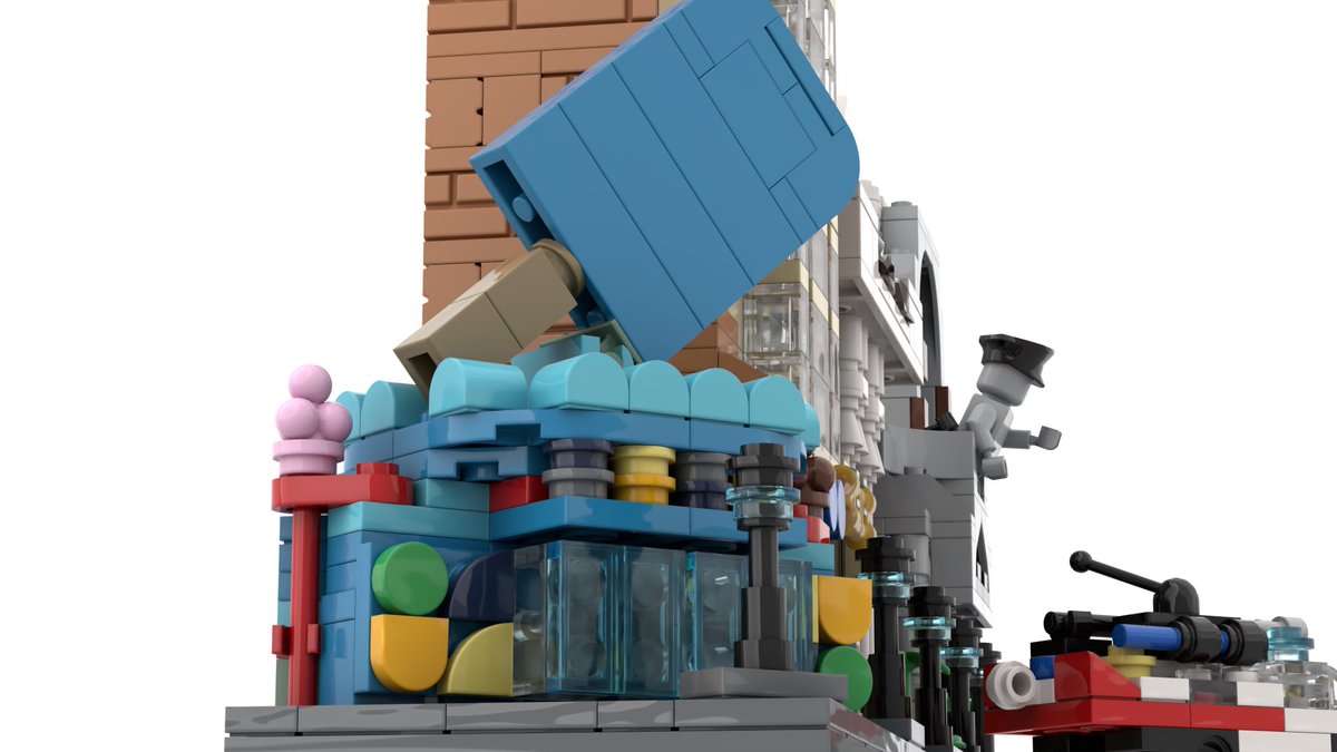earle_fam's tweet photo. My mini city is growing! #legomoc #afol #artist https://t.co/PYIk2diwj8