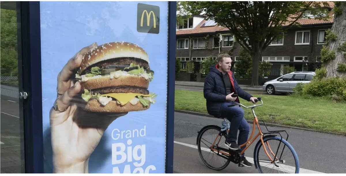 THIS JUST IN:
The Dutch city of Haarlem, pop. 160,000, is banning ads in public spaces for holiday flights, fossil-fuel cars...and meat (making it the first city in the world to do the latter). #Netherlands 

theguardian.com/world/2022/sep…