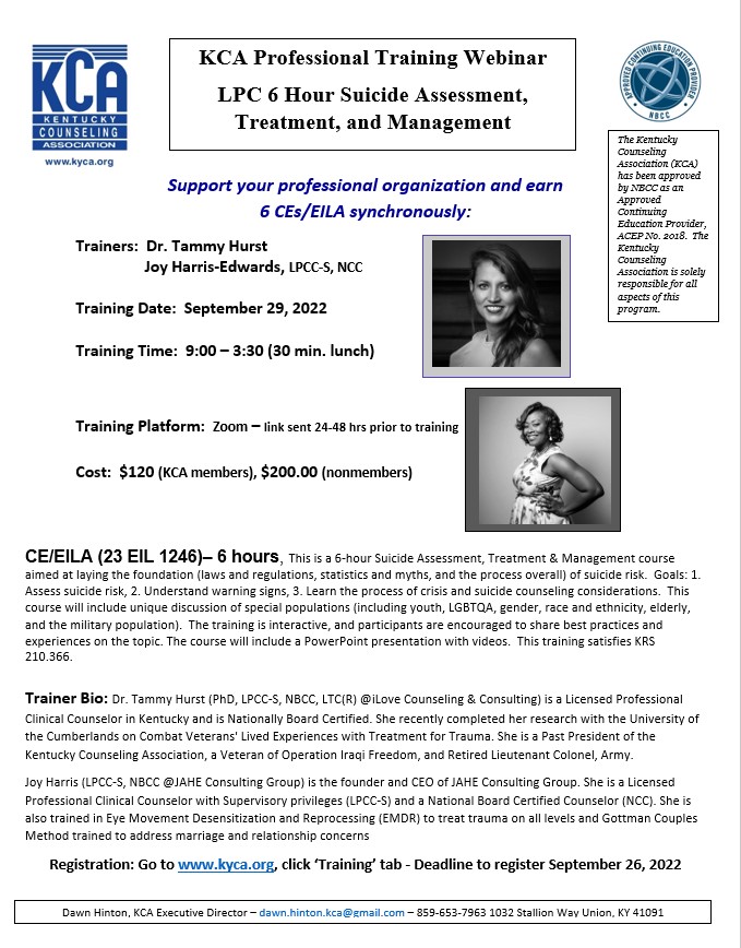 Kentucky Counseling Association (@kycounselassoc) on Twitter photo 