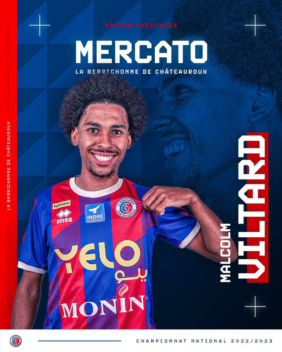 LaBerrichonne's tweet photo. 👋 𝗕𝗶𝗲𝗻𝘃𝗲𝗻𝘂𝗲 𝗠𝗮𝗹𝗰𝗼𝗹𝗺 ! 💙❤️

Tout droit venu du Doubs, Malcolm Viltard vient renforcer l’effectif du Coach Chabert. 😁

🖋 #Mercato𝗟𝗕𝗖 | #TousUnisAvecLaBerri https://t.co/RRGdoDIcYB