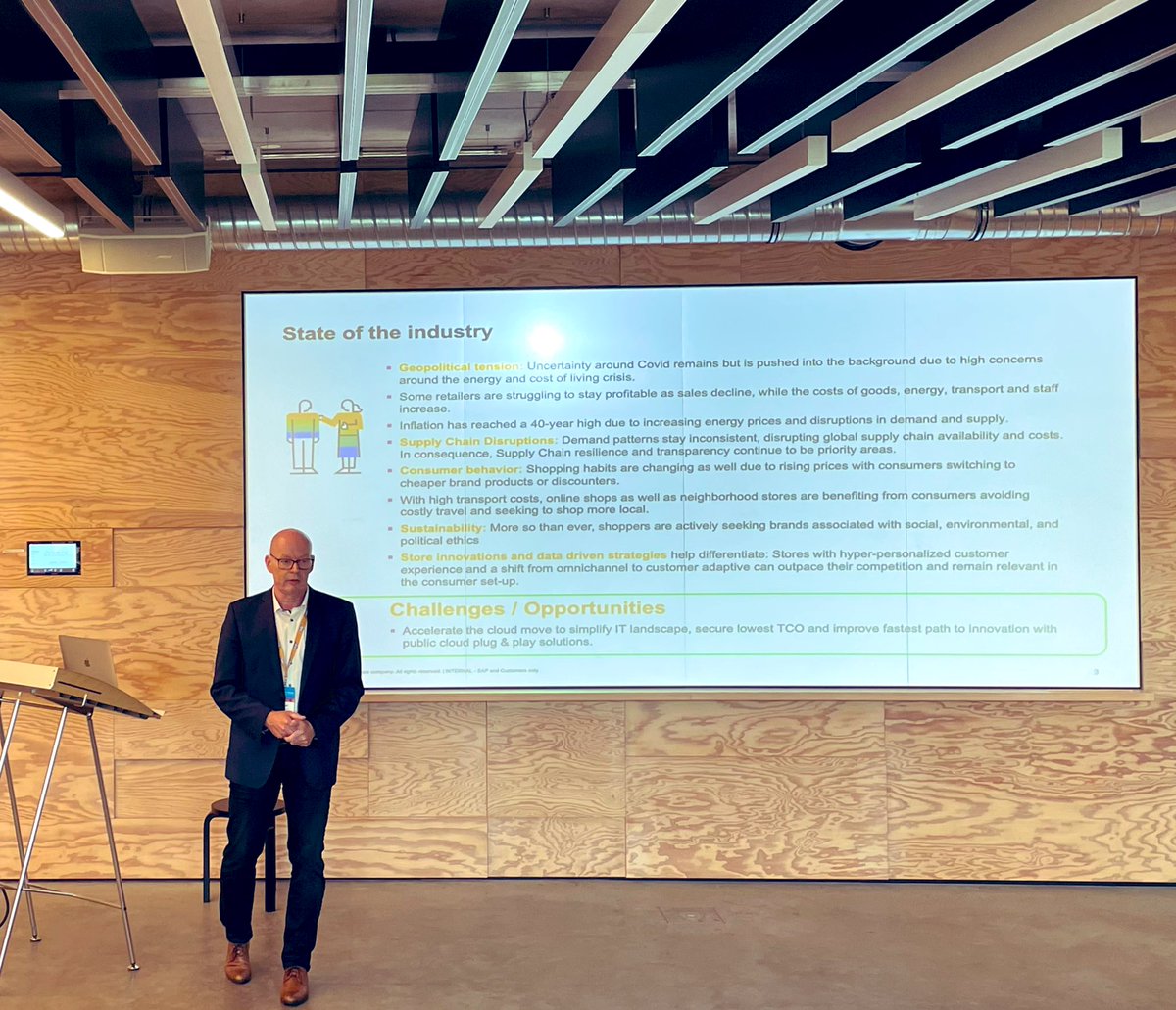 So excited to be back with our #retail customer community to align on current and future opportunities and jointly create the #futureofretail.