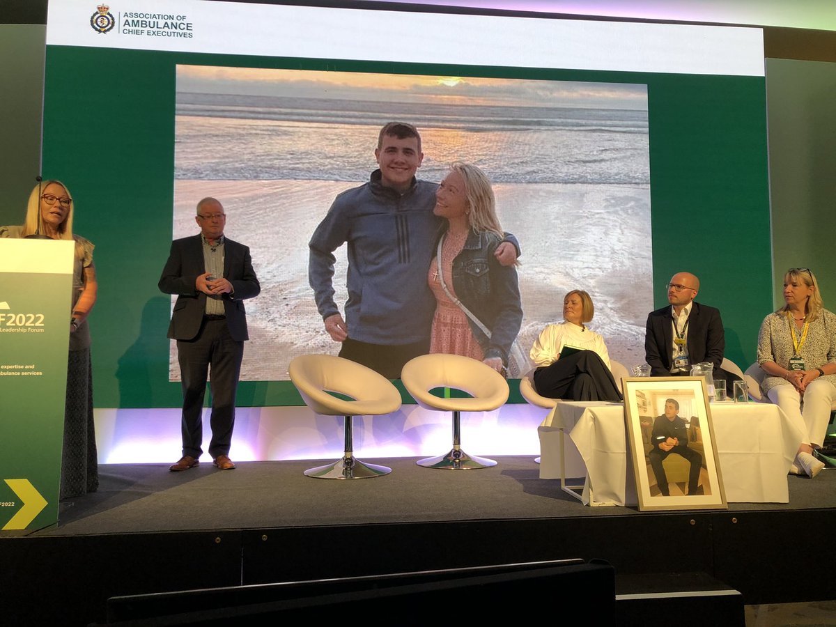 #ALF2022 hearing the power of patients stories and the experiences of their families driving change in systems and outcomes…. Their courage is humbling. <a href="/AACE_org/">The Association of Ambulance Chief Executives</a> <a href="/OFFICIALWMAS/">West Midlands Ambulance Service #HelpUsHelpYou</a> 
#jamiesstory #AEDs #chainofsurvival #restartaheart