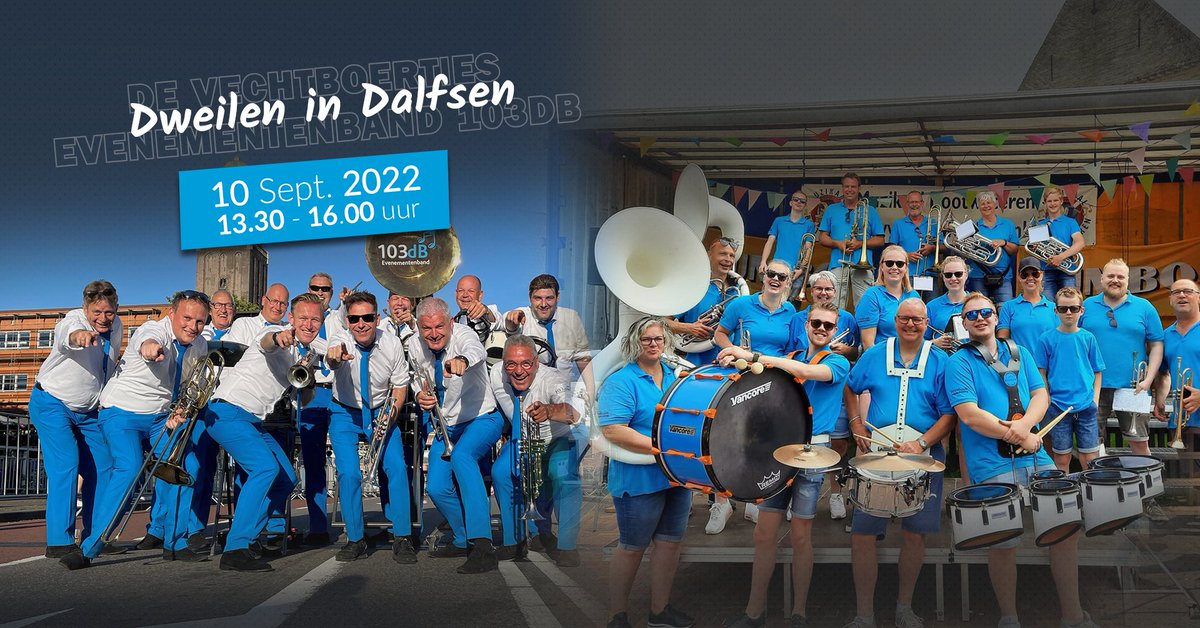 Aanstaande zaterdag dweilen wij samen met de Vechtboerties door Dalfsen tijdens Proef Dalfsen/ Bierfestival Dalfsen.

Zien wij jou ook?
facebook.com/events/4826798…

#dweilorkest #bier #festival #bierfestival #Dalfsen