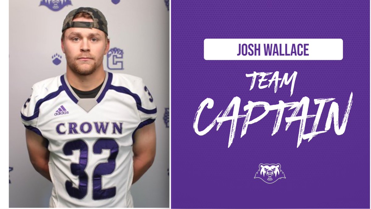 Soph RB - Josh Wallace has been named a Captain! #CrownClimb