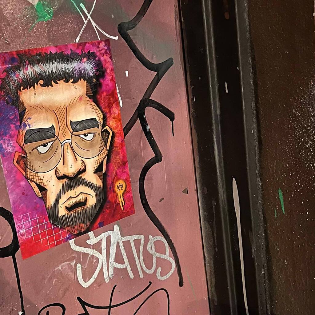 Synapse65's tweet photo. Lower East Side, Manhattan, NYC
#synapse

#wheatpaste #stickerart #streetartnyc #pasteup #pasteups #urbanart #illustration #art #ink #nyc #nycstreetart #streetart #street #streetphotography #urban #urbanwalls #wall #wallporn #graffitiigers #graffiti #ins… https://t.co/Ktav30gMn5 https://t.co/xk5lfbUjJX