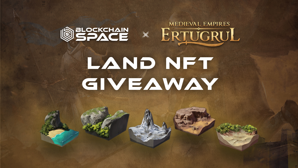 🚨 GIVEAWAY 🚨

We are giving away:

1 Land #NFT worth $1000 and 1 Land NFT worth $1500+ from #MedievalEmpires!

How to Join:

1️⃣ Follow <a href="/MedievalEmpires/">Medieval Empires</a> &amp; <a href="/Blockchain_SPC/">BlockchainSpace</a>
2️⃣ Like &amp; RT this Tweet
3️⃣ Join: discord.com/invite/ZhRYszk…

#NFTGiveaway ends on 12 SEPT 4PM CEST ⏰ #airdrop