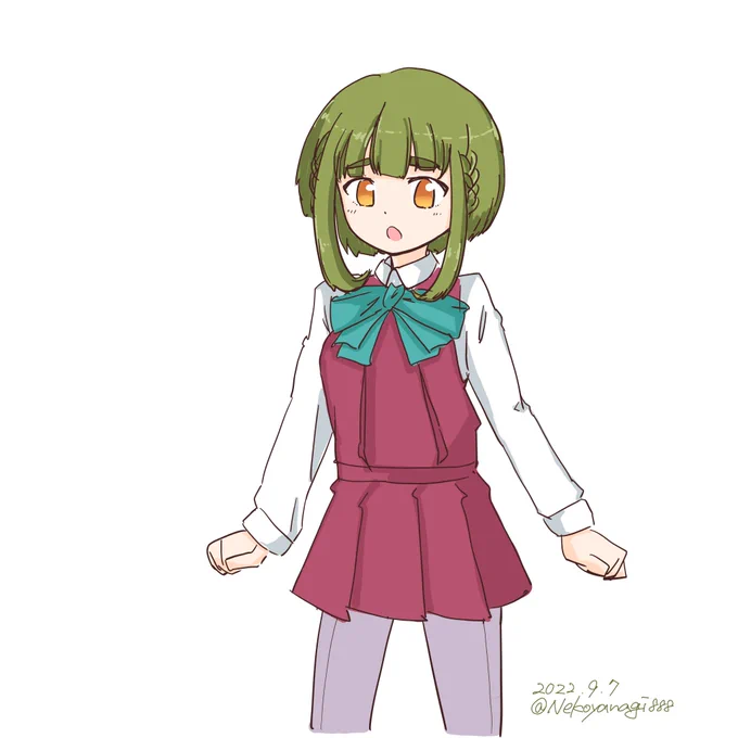 かわいいかも#艦これ版深夜の真剣お絵描き60分一本勝負#艦これ版真剣お絵描き60分一本勝負_20220907 