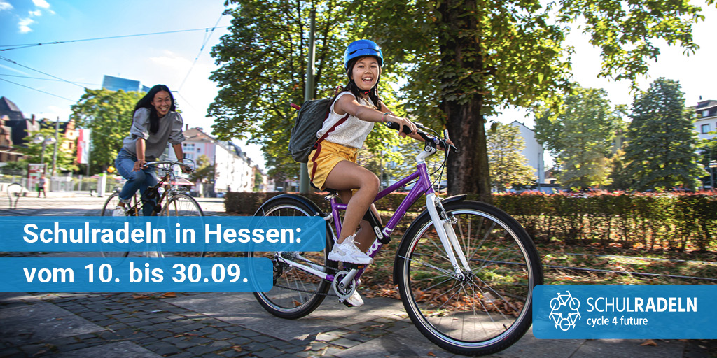 Mit 20.390.515 km haben Schüler*innen beim #Schulradeln 500-mal die Erde umrundet. In Hessen können vom 10.- 30.9. Schulen teilnehmen, deren Kommunen nicht beim #STADTRADELN waren. Weitere Argumente? Preise und ein Kreativwettbewerb! Hier anmelden: stadtradeln.de/schulradeln-he…